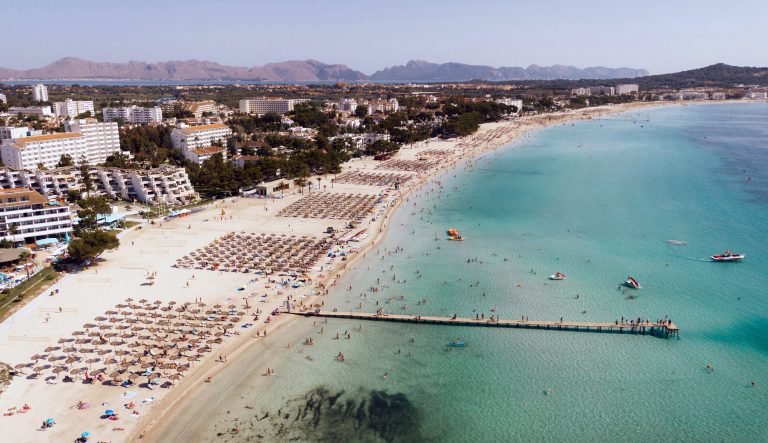 Alcudia beach, Mallorca, Spain