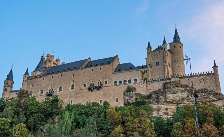 Alcázar del castillo de Segovia, España