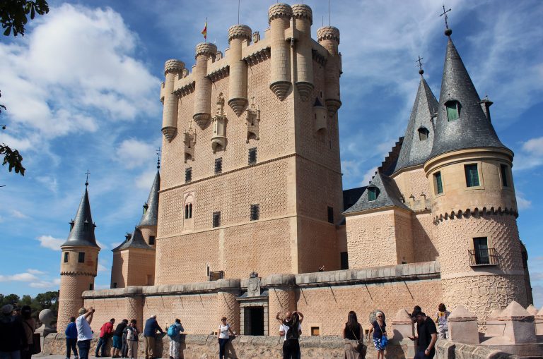 Alcázar del castillo de Segovia, España