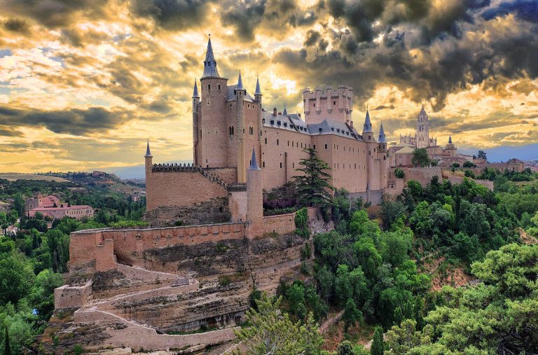 Alcázar del castillo de Segovia, España