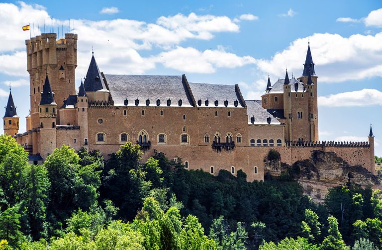 Alcázar del castillo de Segovia, España