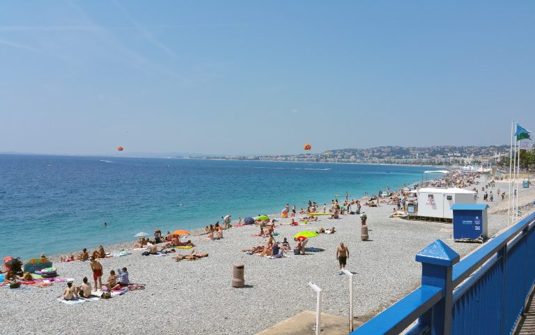 Nice beach, Côte d ‘azur, France