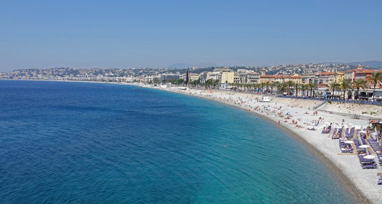 Nice beach, Côte d ‘azur, France