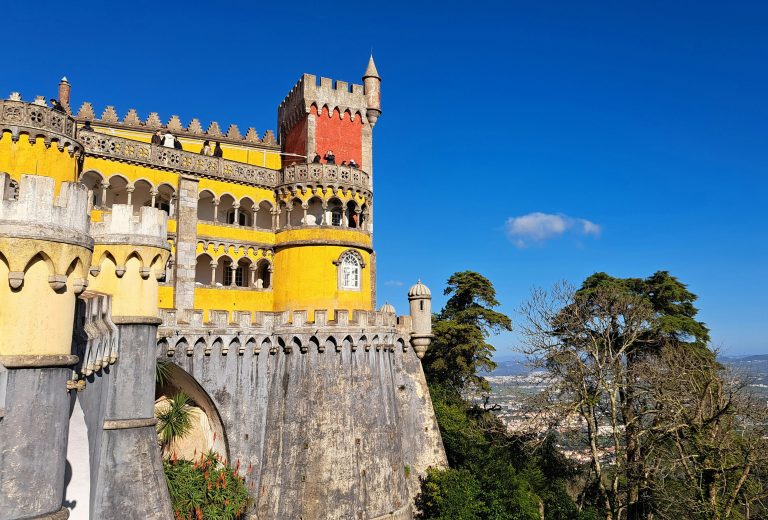 Pena Palace in Sintra, Lisbon, Portugal