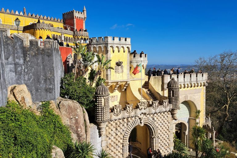 Pena Palace in Sintra, Lisbon, Portugal