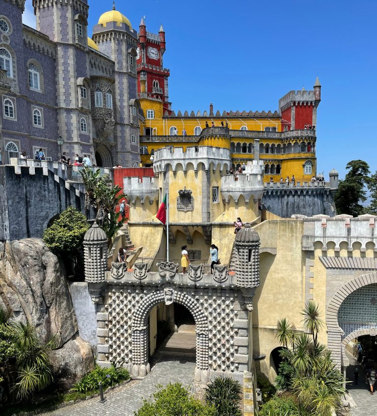 Pena Palace in Sintra, Lisbon, Portugal