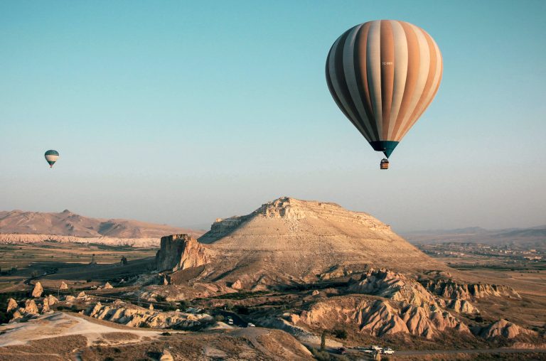 Hot air balloon ride in Cappadocia, Turkey