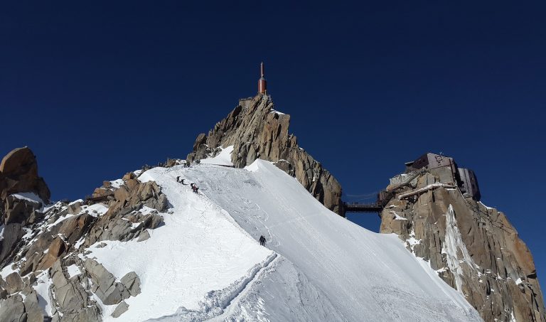 Aiguille du Midi cable car, Chamonix, France
