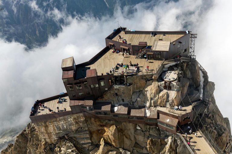 Aiguille du Midi cable car, Chamonix, France