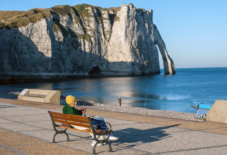 Etretat cliffs, Normandy, France