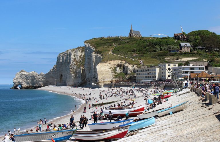 Etretat cliffs, Normandy, France
