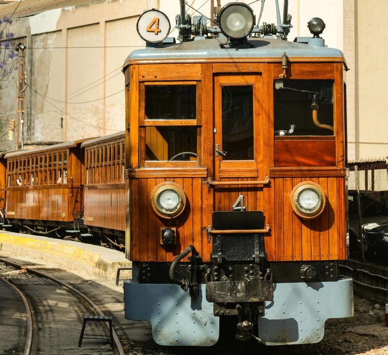 Ferrocarril de Sóller historic train, Palma Mallorca, Spain