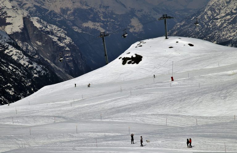 Stazione di Zermatt / Vallese, Svizzera