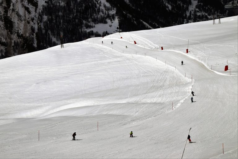 Stazione di Zermatt / Vallese, Svizzera