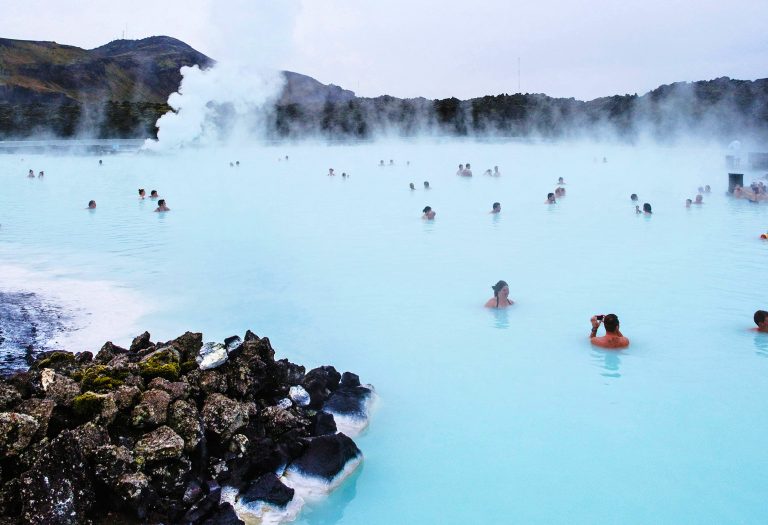 Blue Lagoon geothermal spa, Grindavík, Iceland