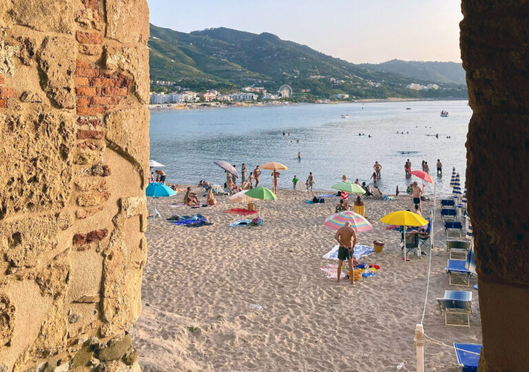 Cefalu beach, Sicilia, Italy