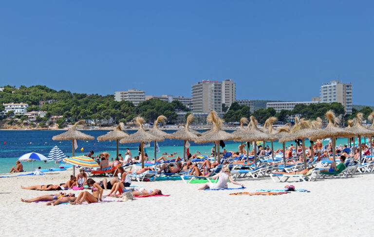 Magaluf beach, Mallorca, Spain
