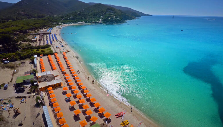 Marina di Campo beach, Elba, Italy