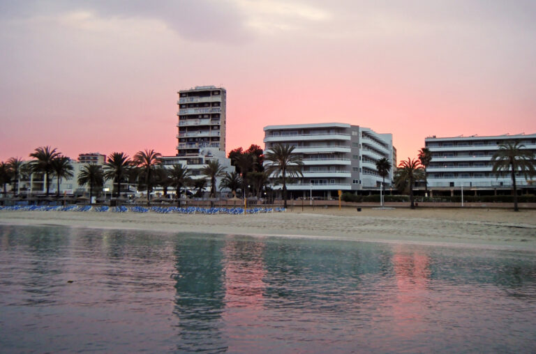 Magaluf beach, Mallorca, Spain