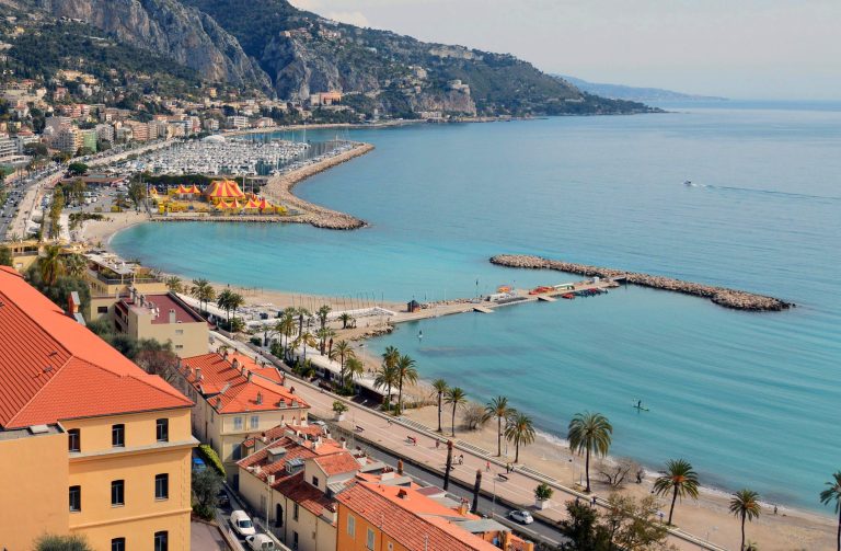 Sablettes beach, Menton, France