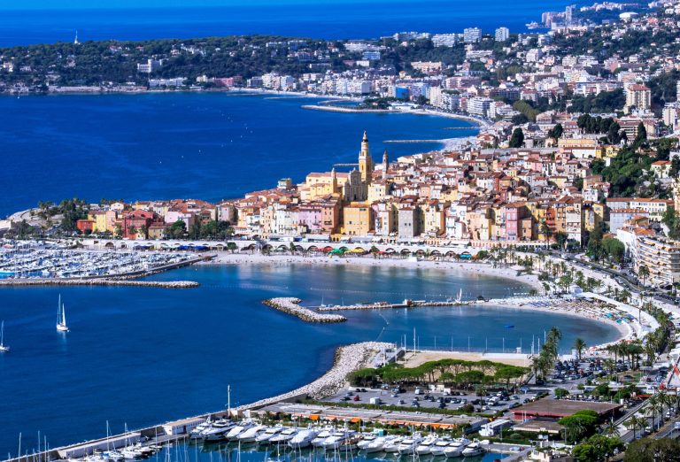 Sablettes beach, Menton, France