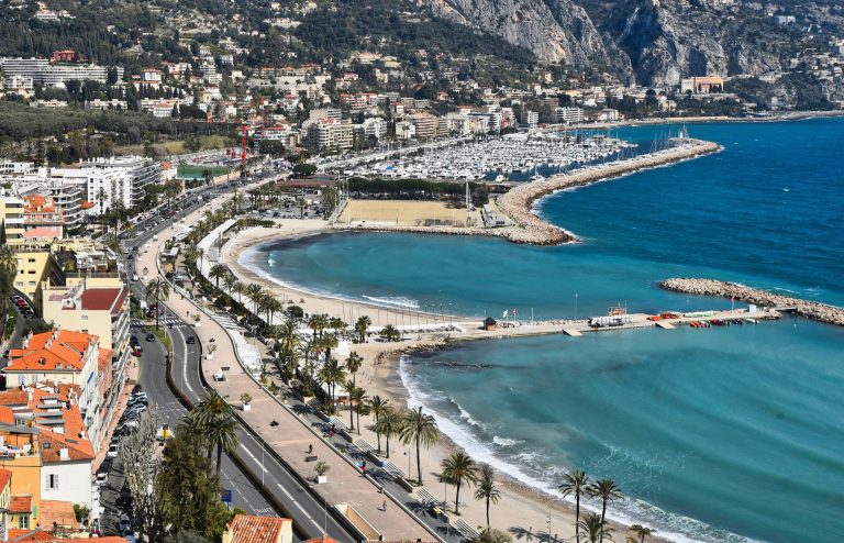 Sablettes beach, Menton, France