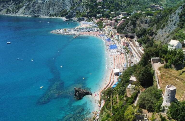 Monterosso al Mare beach, Cinque Terre, Italy