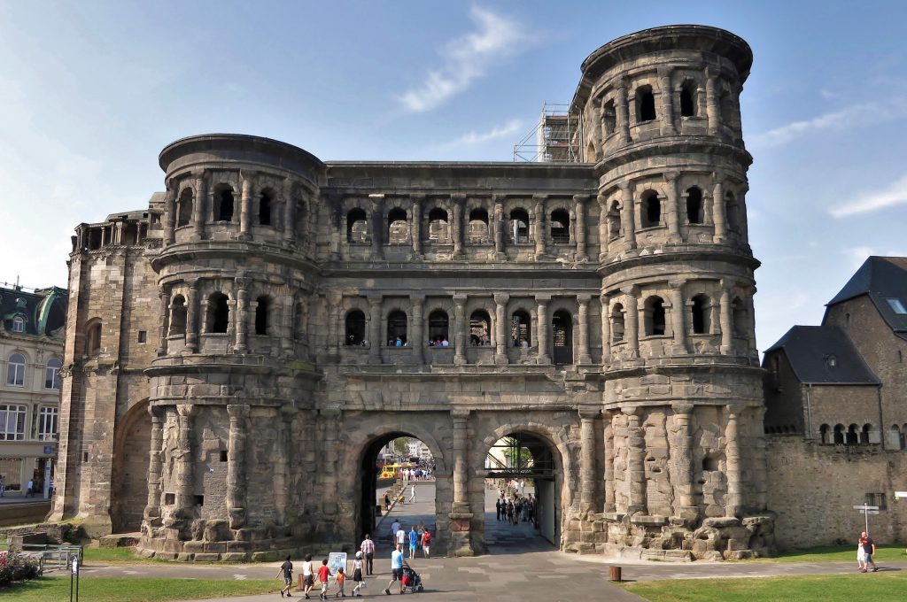 Porta Nigra roman city gate, Trier, Germany