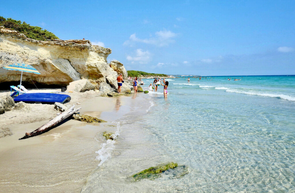 Baia dei Turchi beach, Otranto, Italy