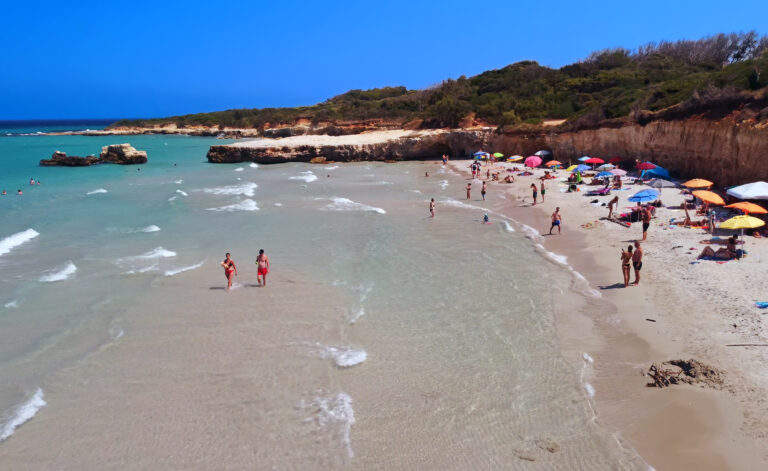 Baia dei Turchi beach, Otranto, Italy