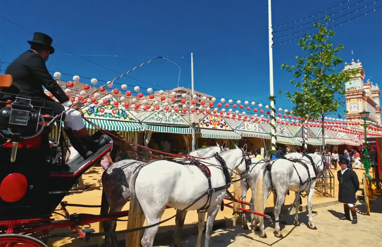 Feria de Abril fest, Seville, Spain