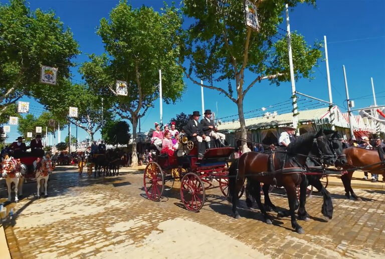 Feria de Abril fest, Seville, Spain