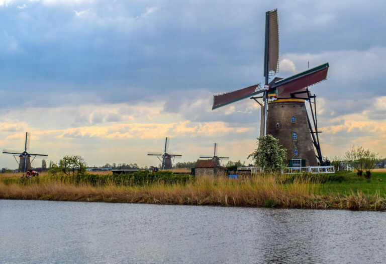 Windmills at Kinderdijk, Holland