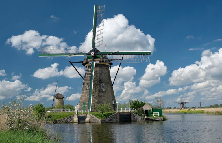 Windmills at Kinderdijk, Holland