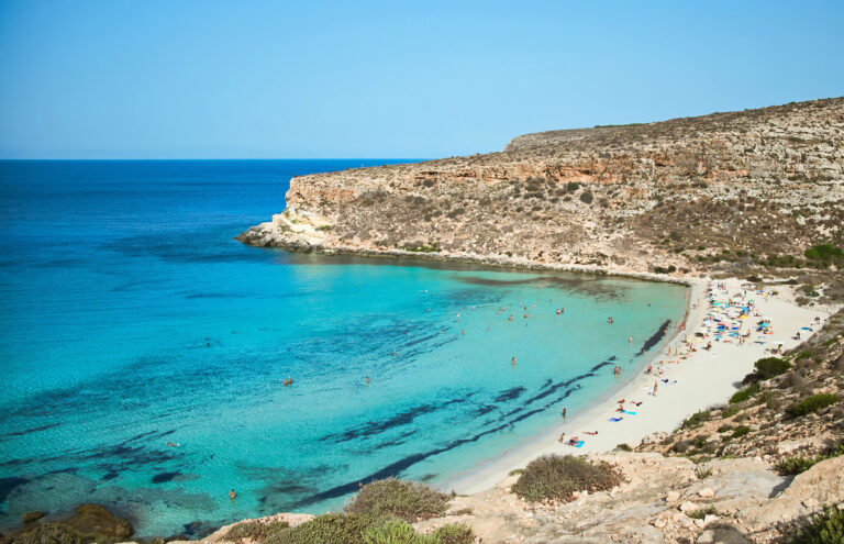 Spiaggia dei Conigli beach, Lampedusa, Italy