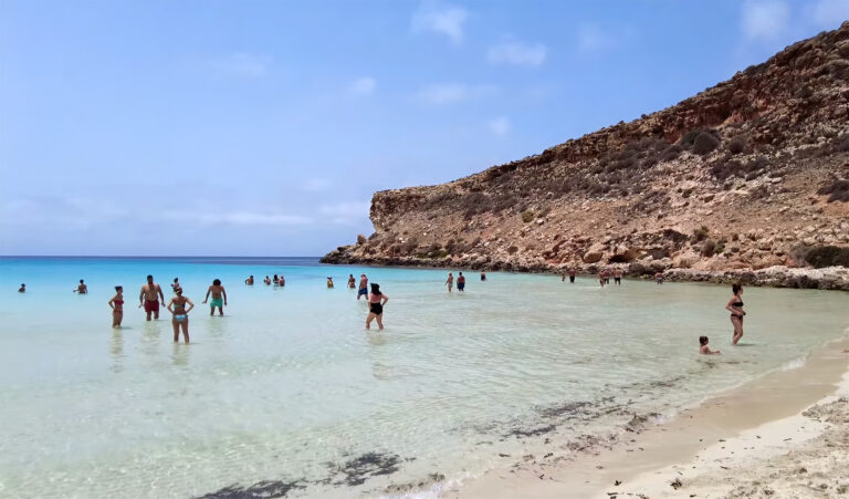 Spiaggia dei Conigli beach, Lampedusa, Italy