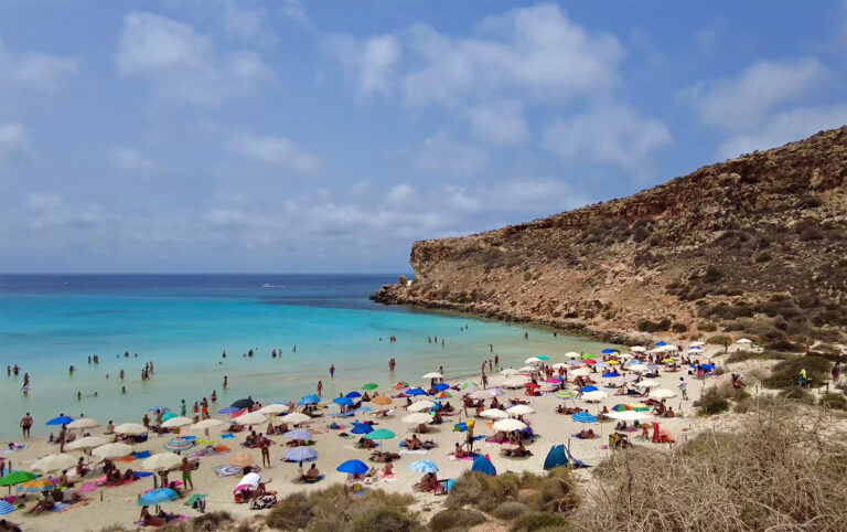 Spiaggia dei Conigli beach, Lampedusa, Italy