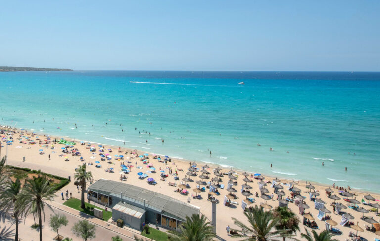 Playa de Palma beach, Palma de Mallorca, Spain