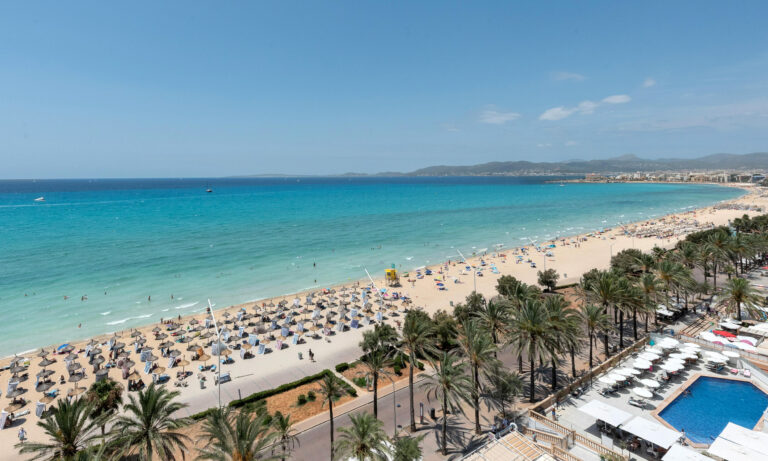 Playa de Palma beach, Palma de Mallorca, Spain