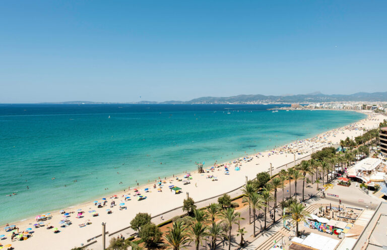 Playa de Palma beach, Palma de Mallorca, Spain