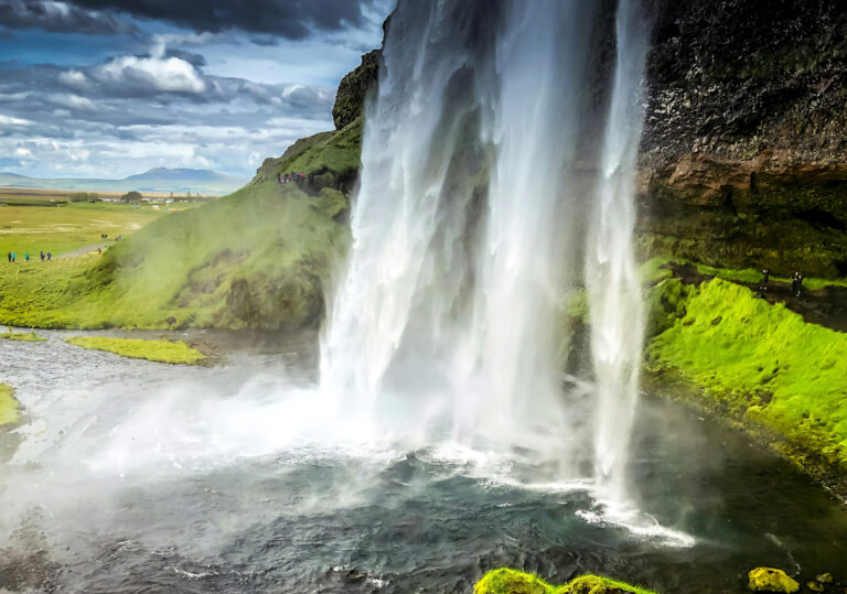 Seljalandsfoss waterfall, Rangárþing Eystra, Iceland