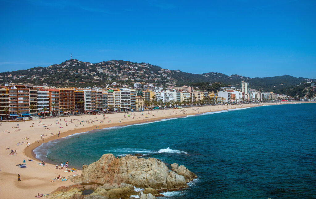 Lloret de Mar beach / Costa Brava, Catalonia, Spain