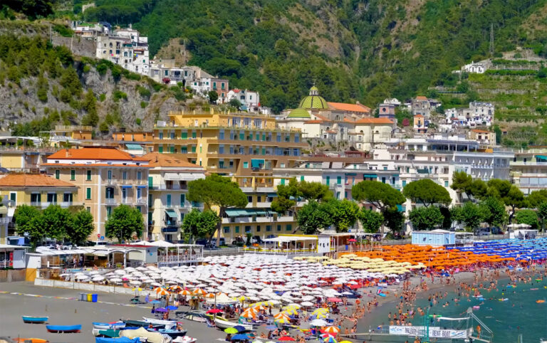 Beach Spiaggia di Maiori, Campania, Italy