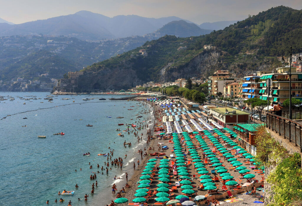 Beach Spiaggia di Maiori, Campania, Italy