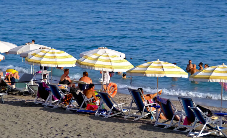 Beach Spiaggia di Maiori, Campania, Italy