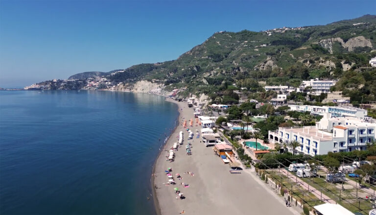 Beach Spiaggia dei Maronti, Ischia, Italy