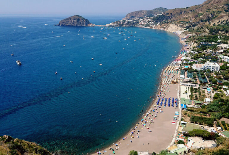Beach Spiaggia dei Maronti, Ischia, Italy