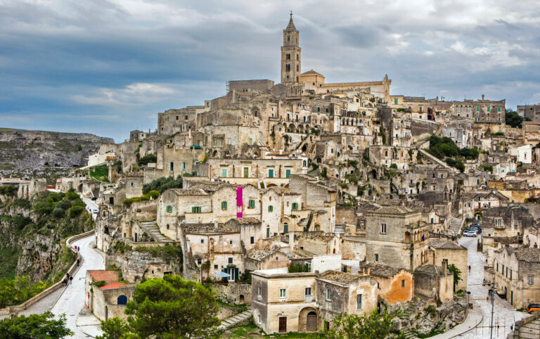 Cave city of Matera, Italy