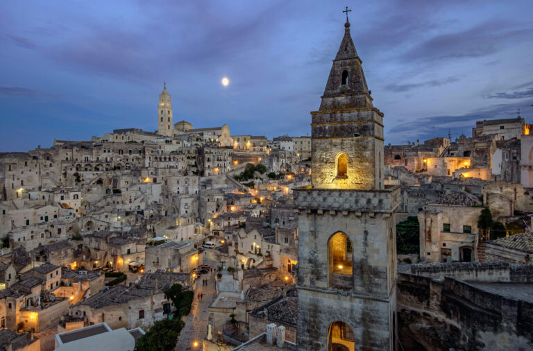 Cave city of Matera, Italy