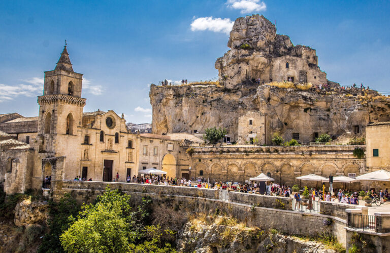 Cave city of Matera, Italy